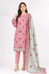 Stitched 3-Piece Khaddar Suit with Khaddar Dupatta - Noor-E-Bano